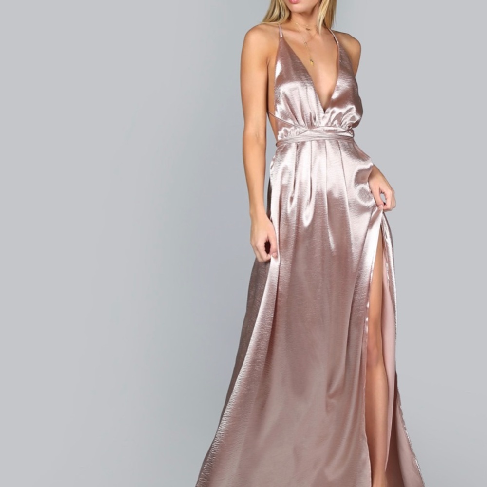Silky Velvet Formal/Prom Maxi Dress